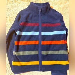 Multicolored fleece jacket